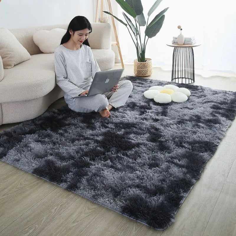 Plush Shaggy Area Rug for Living Room & Bedroom