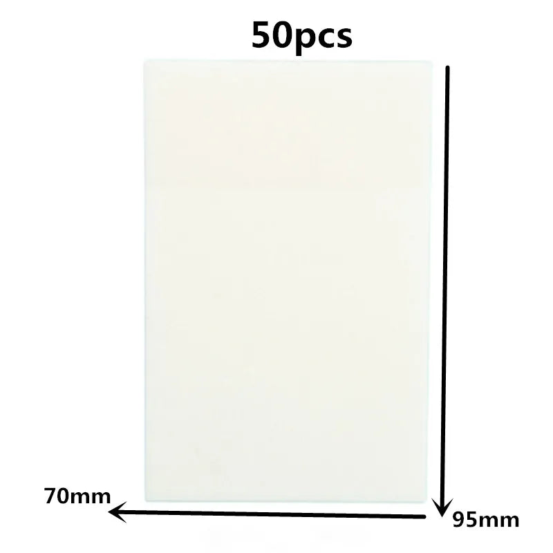 Clear Self-Adhesive Sticky Notes Pack of 50