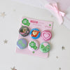 Cute Mini Enamel Pin Set for Bags, Hats & DIY Projects