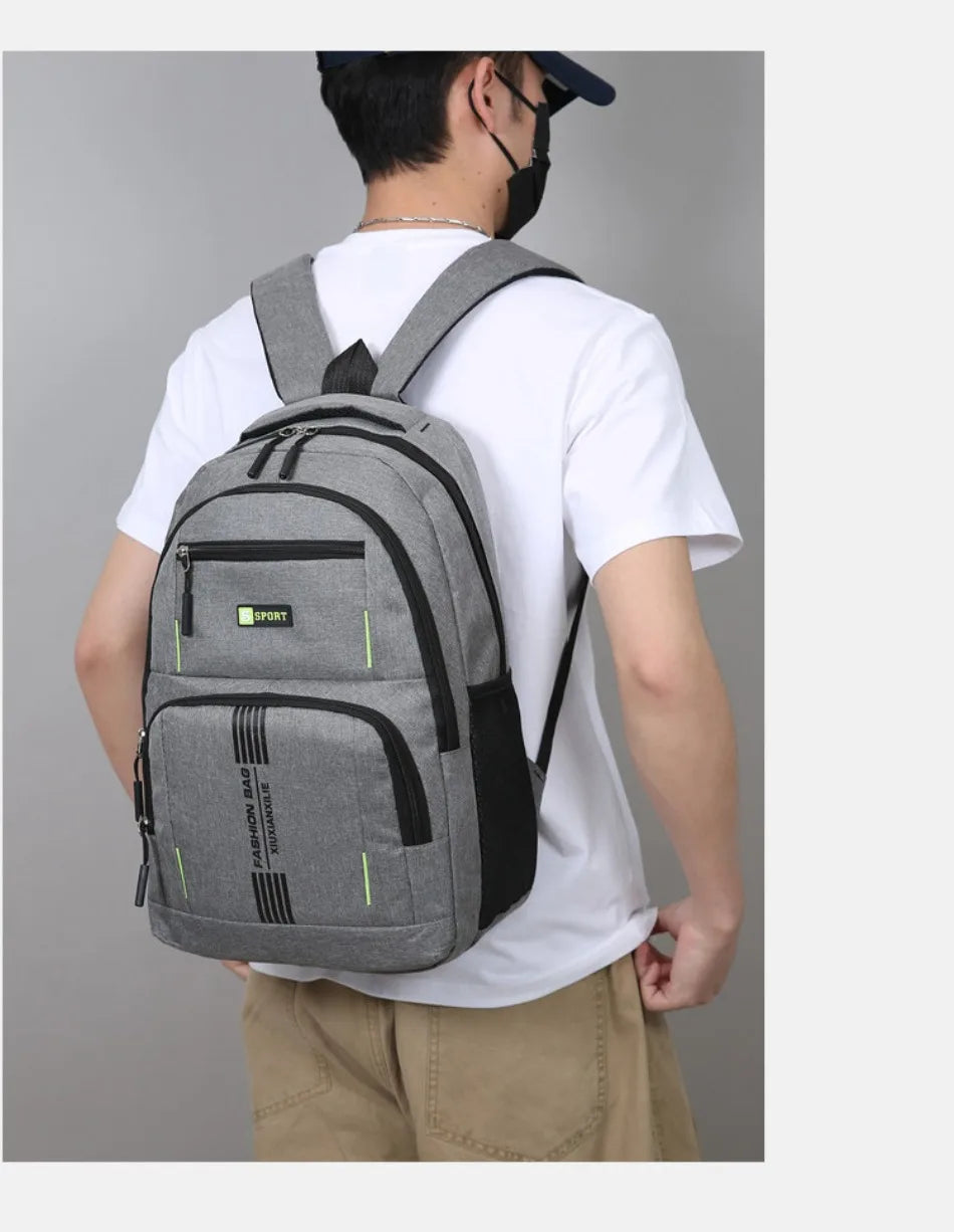 Versatile Commuter Backpack for Men – Lightweight with 15" Laptop Compartment