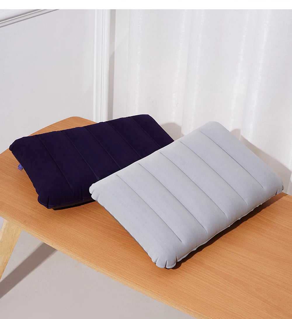 Portable Inflatable Travel Pillow for Neck, Waist & Back Support