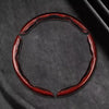 Carbon Fiber Style Microfiber Leather Steering Wheel Cover