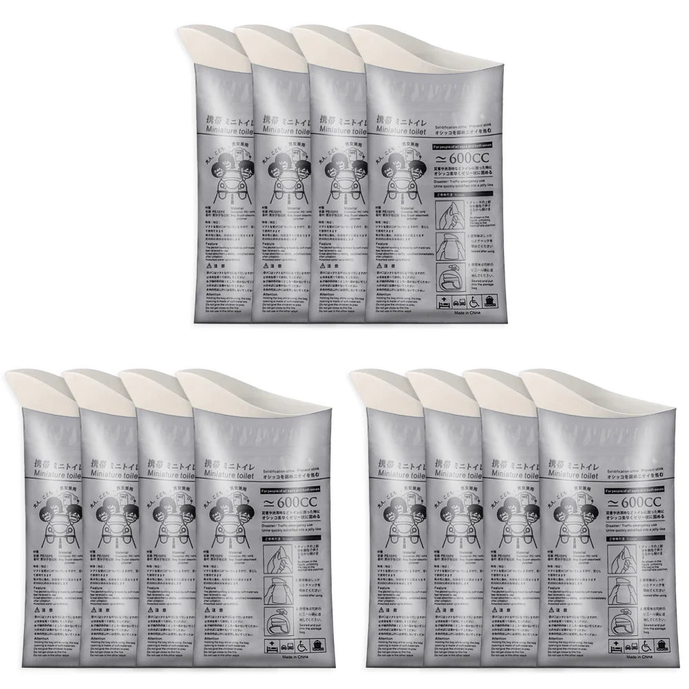 Sacs urinaires d'urgence jetables - Toiletties de voyage et camping portables