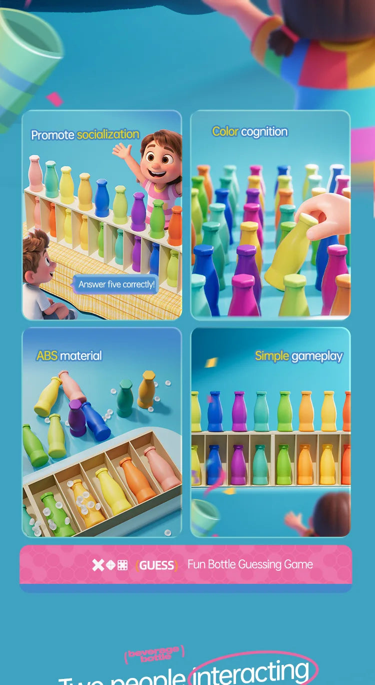 Color Matching Memory Board Game for Kids