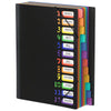 A4 File Organizer with Monthly Dividers and Color-Coded Tabs