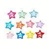 Candy Color Star Hair Clips - Set of 20