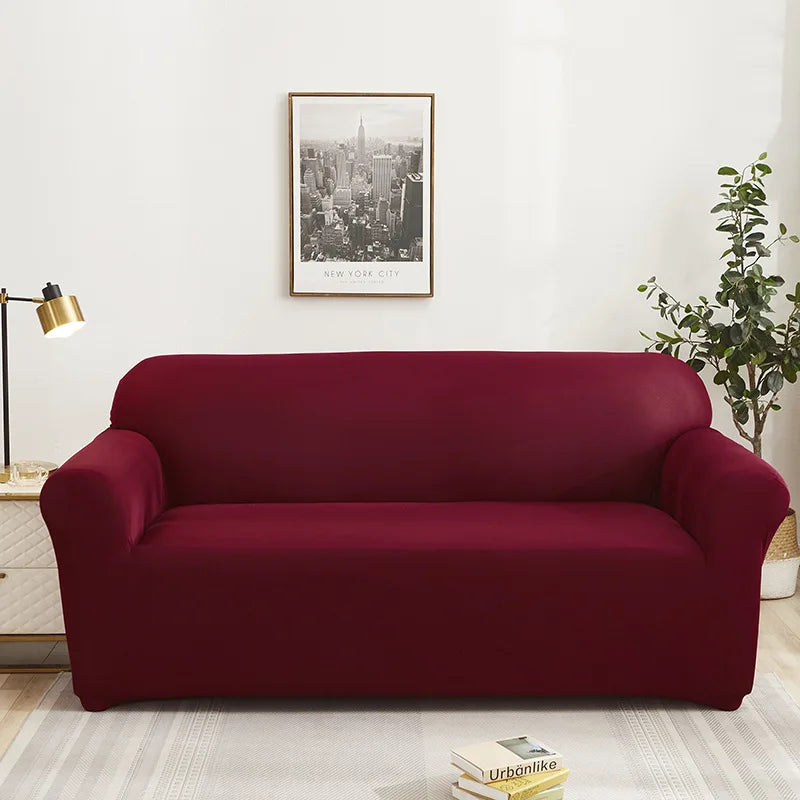 Stretch Sofa Cover with Non-Slip Backing
