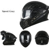 Modular Flip-Up Motorcycle Helmet with Removable Chin Guard