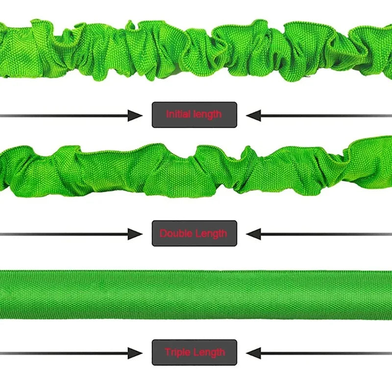 Expandable Garden Hose with High-Pressure Spray