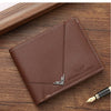 Slim RFID-Blocking Leather Bifold Wallet with Cash Clip