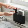 2-in-1 Dish Soap Dispenser with Built-In Sponge Holder