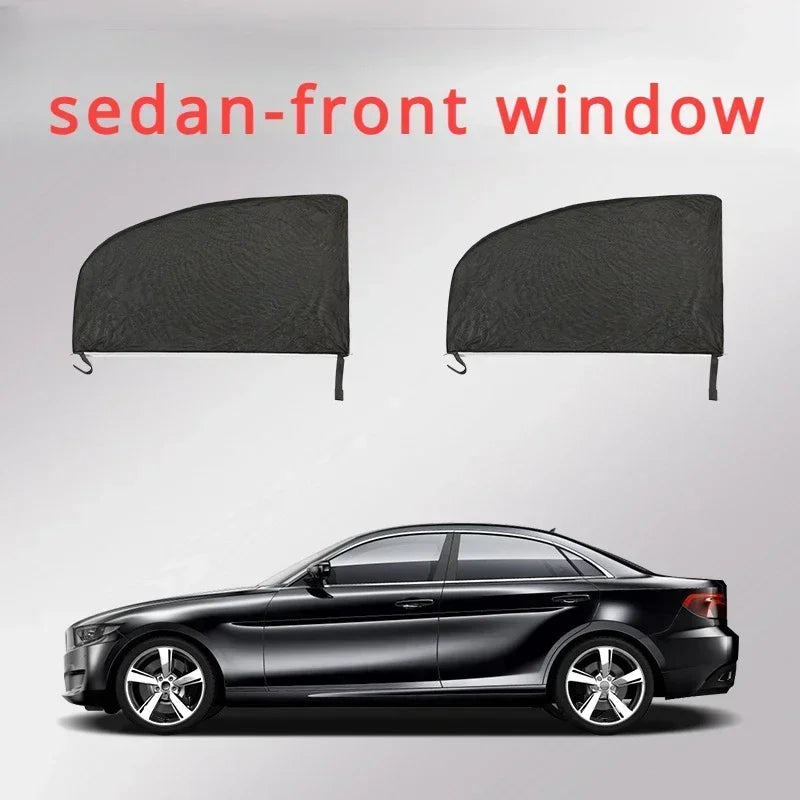 Car Side Window Mesh Sunshade Set – UV Protection & Heat Reduction