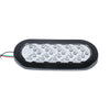 6-inch oval LED trailer tail light with a dynamic amber arrow turn signal