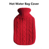 Plush Hot Water Bottle Cover with Soft Fleece Lining