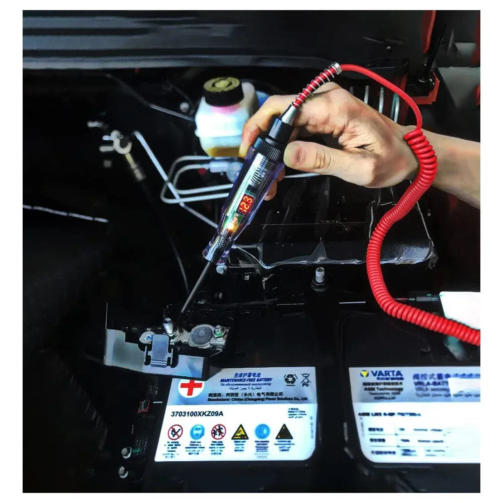 Automotive Digital Circuit Tester 6V-72V with LED Polarity Detection