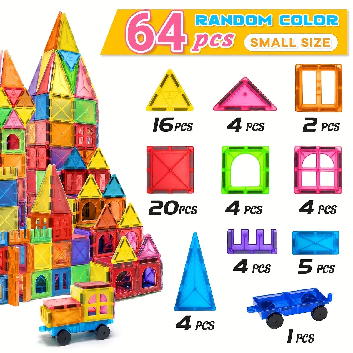 Magnetic Building Blocks for Creative 3D Play
