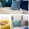 Velvet Throw Pillow Cover for Sofa and Bed Decor