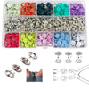 Metal Snap Button Kit with Pliers Tool Set