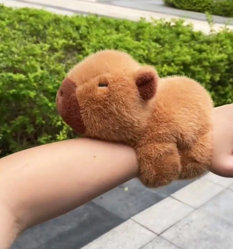 Capybara Plush Snap Bracelet Wristband