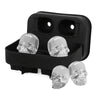 Skull and Diamond Silicone Ice Cube Mold Tray with Lid