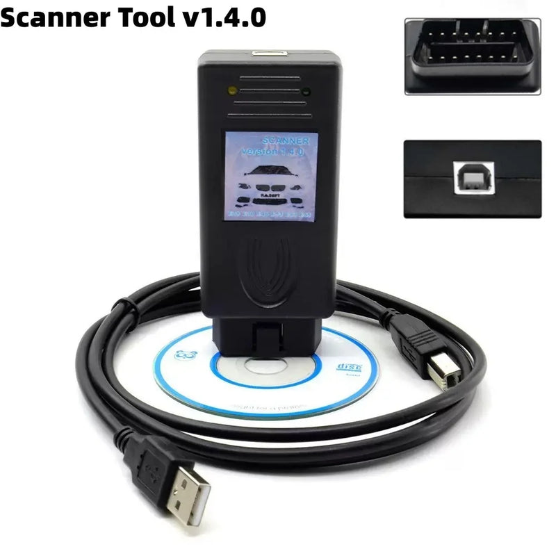 Escáner de Diagnóstico OBD2 para BMW con Cable USB