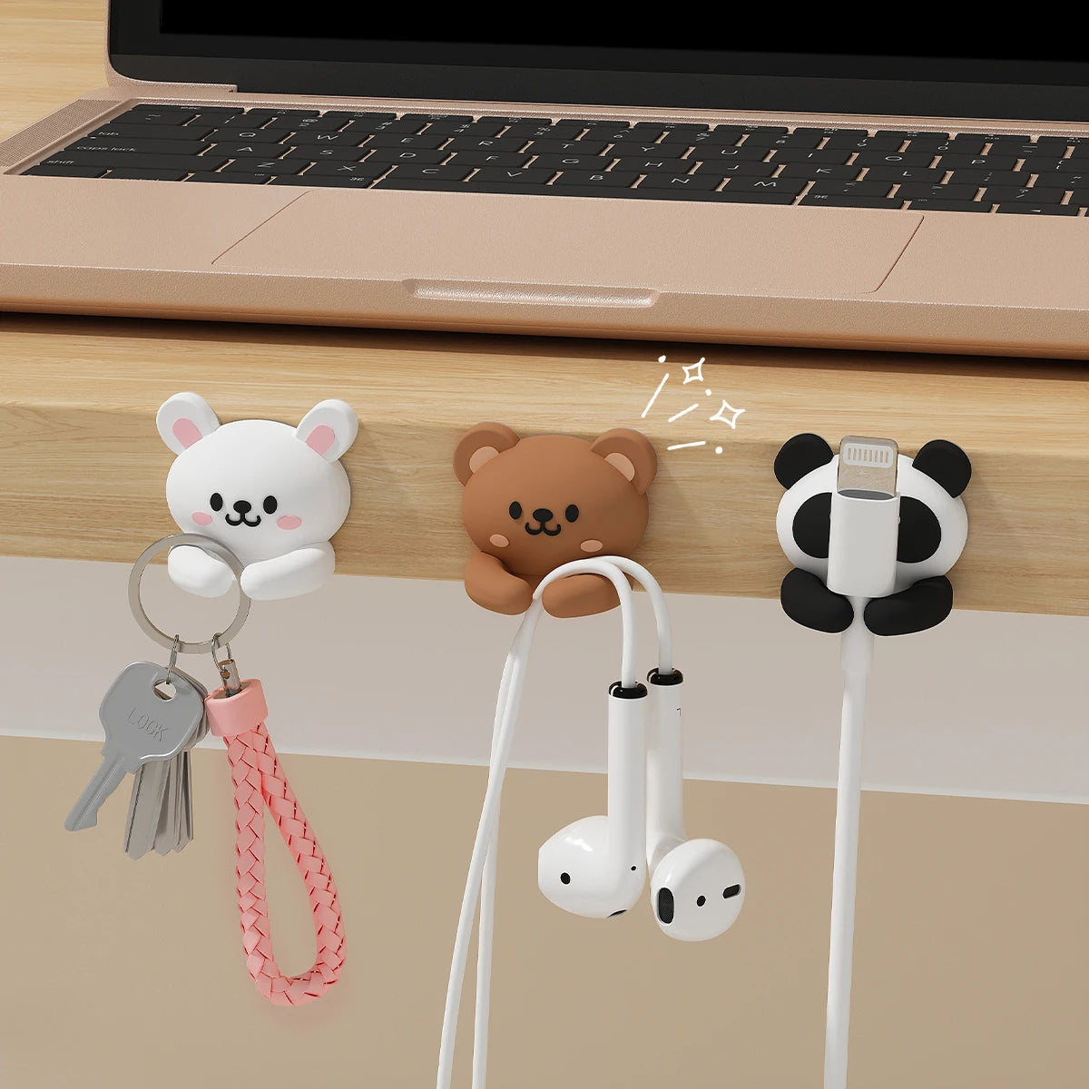 Adorable Cartoon Cable Organizer Clips