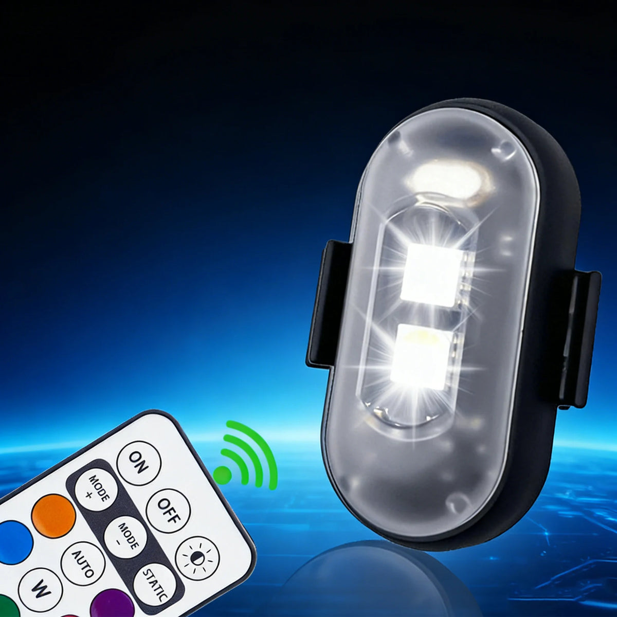 Wireless LED Strobe Lights with Remote Control