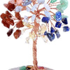 Amethyst Crystal Tree of Life on Natural Agate Slice Base