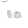 Minimalist CZ Huggie Hoop Earrings