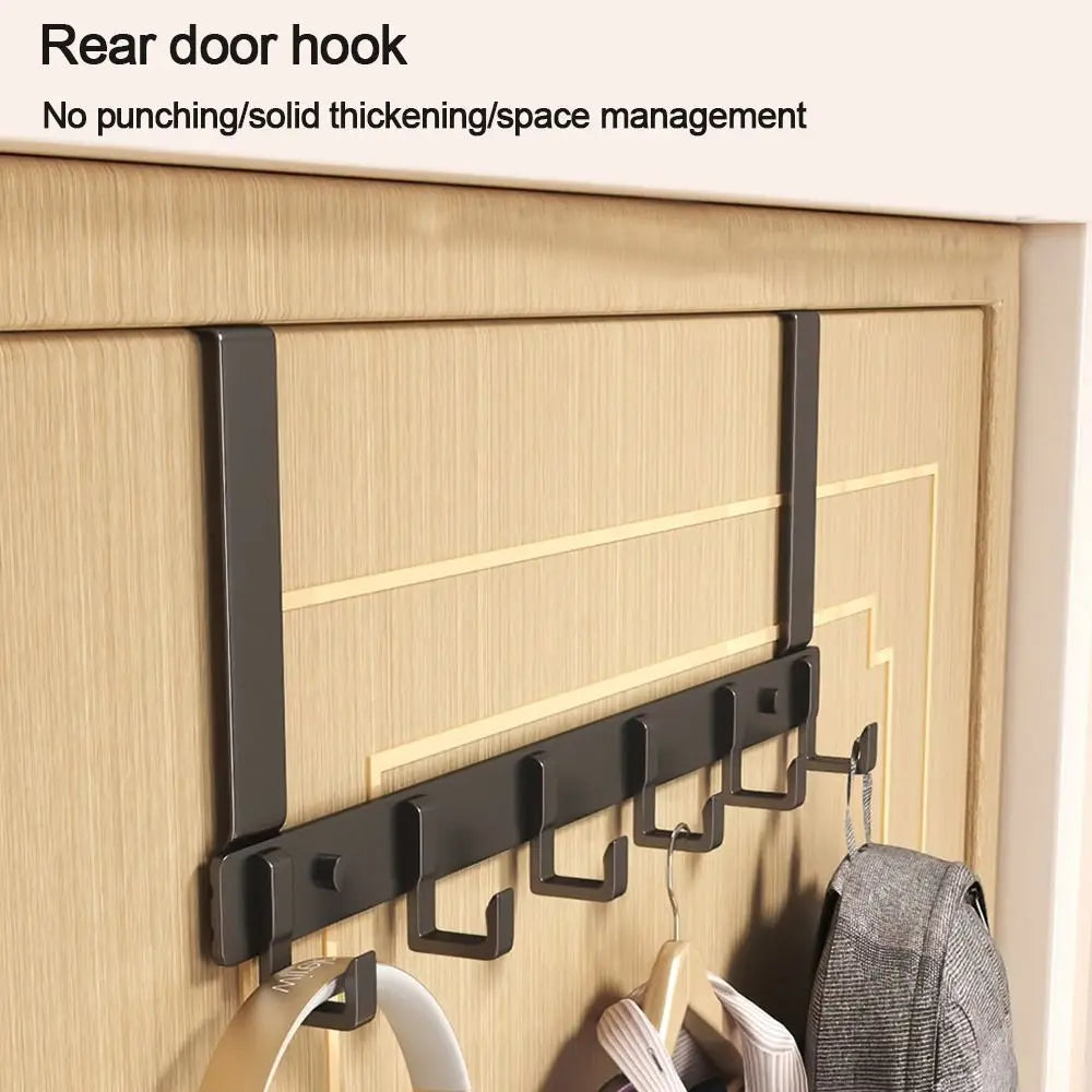 Over-the-Door 6-Hook Organizer Rack