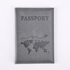 Cute Pink Leather Passport Holder with Card Slots