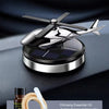 Solar-Powered Rotating Helicopter Car Air Freshener & Decorative Aromatherapy Diffuser