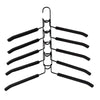 Space-Saving Layered Hangers with Non-Slip Coating