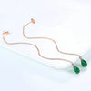 Elegant Cubic Zirconia Drop Earrings