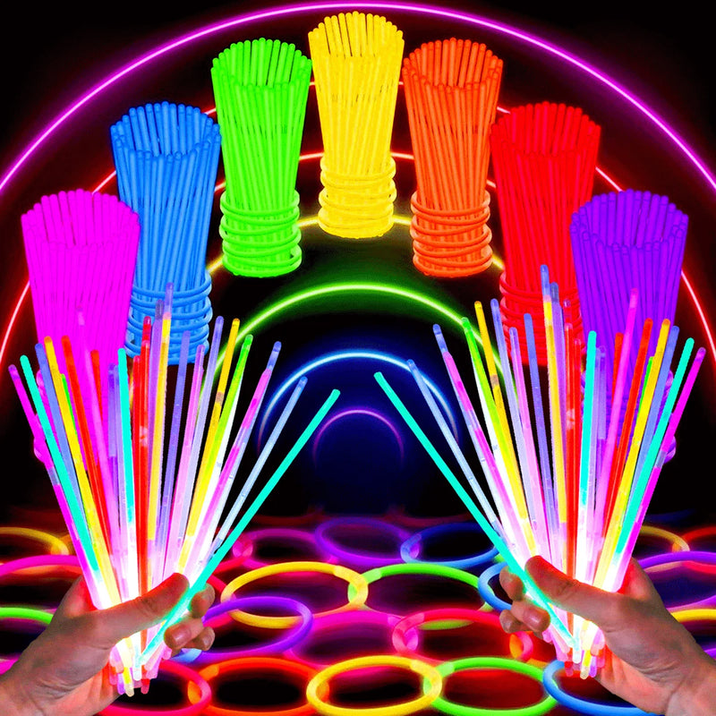 Palillos para Fiesta con Luz Nocturna y Conectores
