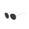 Retro Clear Frame Sunglasses with UV400 Protection