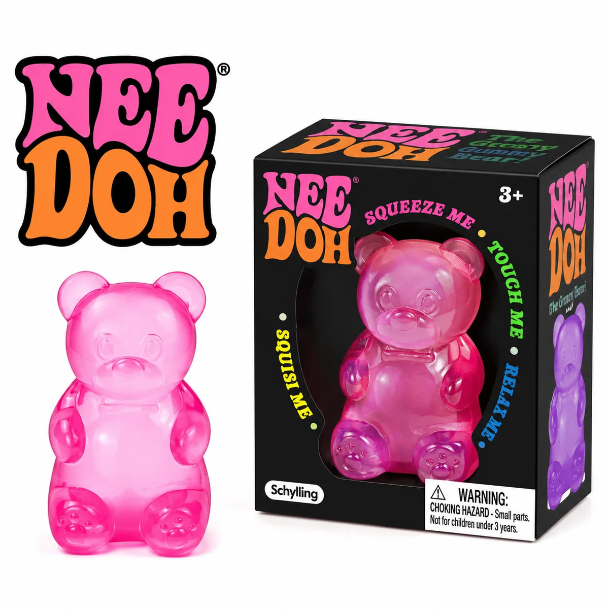 Soft Gummy Bear Fidget Squeeze Toy for Stress Relief