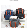 Insulated Double-Decker Lunch Bag with Leakproof Lining