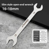 Ultra-Thin Dual-End Open Wrench for Tight Spaces