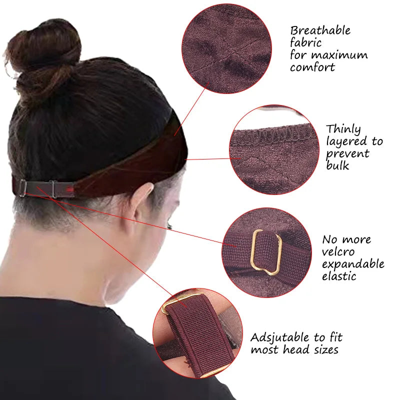 Adjustable Velvet Wig Grip Headband