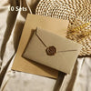 Premium Linen Stationery Set with Wax Seal Kit