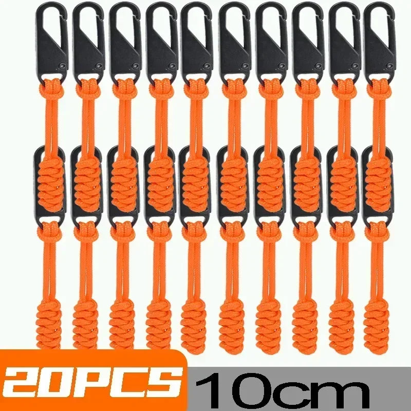 Colorful Detachable Zipper Pulls with Lanyard
