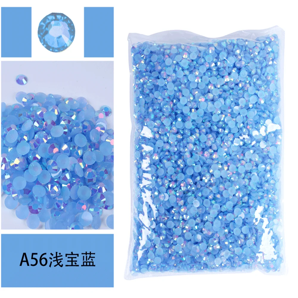 Jelly AB Flatback Resin Rhinestones (2-6mm)