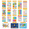 18-Piece Educational Poster Set for Toddlers & Preschoolers
