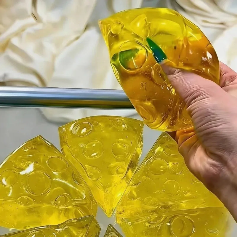 لعبة فidget مضغوطة على شكل جبنة عسل