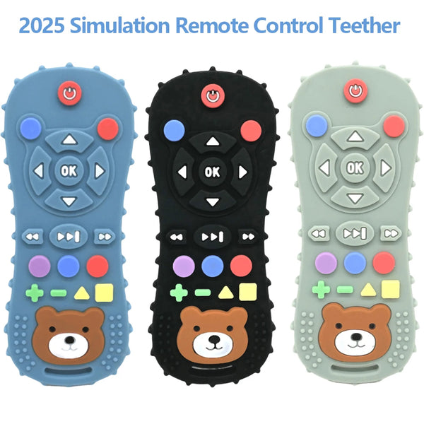 Food-Grade Silicone Remote Control Teether Toy