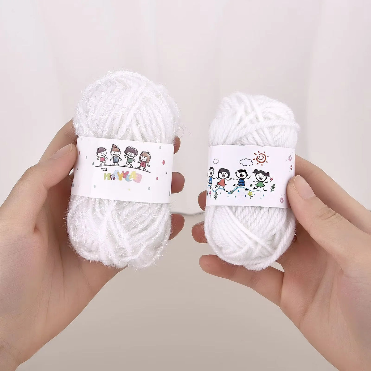 Milk Cotton Yarn Crochet Kit with Hooks & Markers