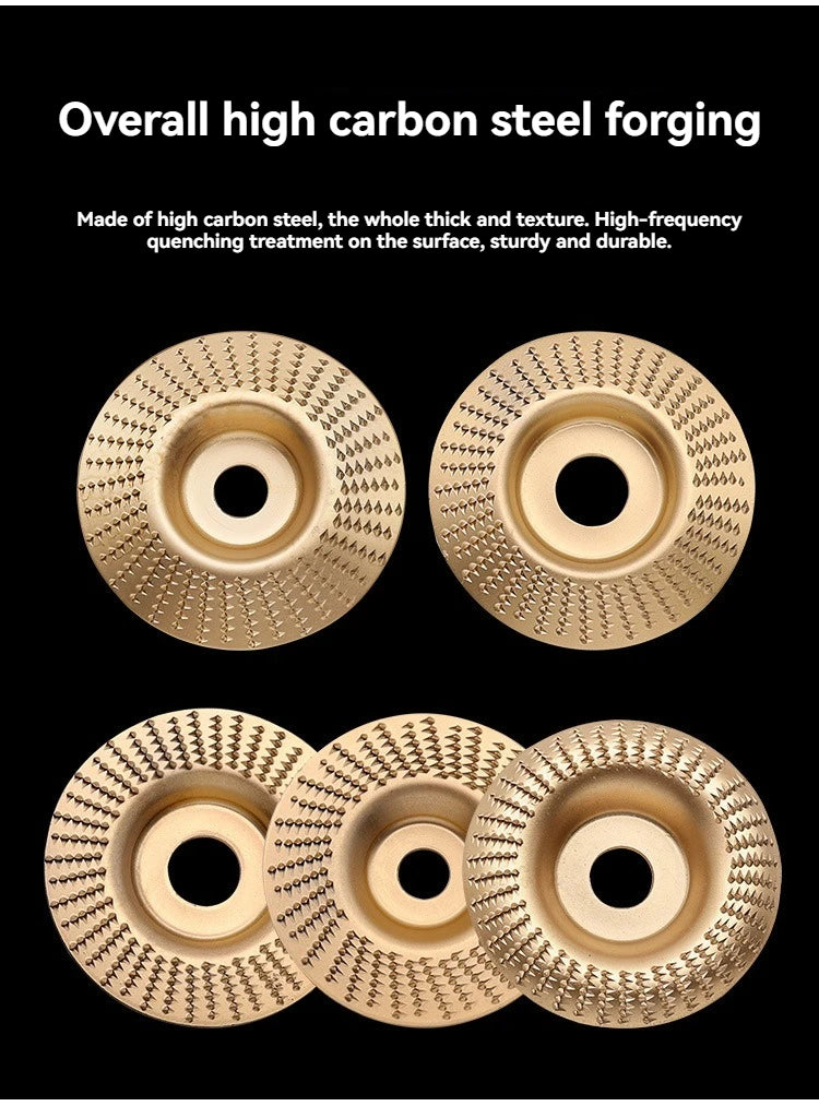 4-Inch Woodworking Sanding Shaping Disc for Angle Grinder
