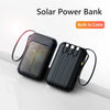 50.000mAh Solar-Powerbank mit integrierten Kabeln
