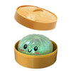 Juguete Squishy de Dumpling con Purpurina
